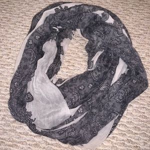 cute mint brand gray infinity scarf one size
